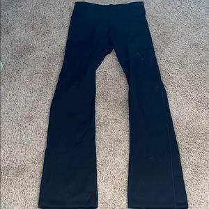 Fleece line Althleta yoga pants